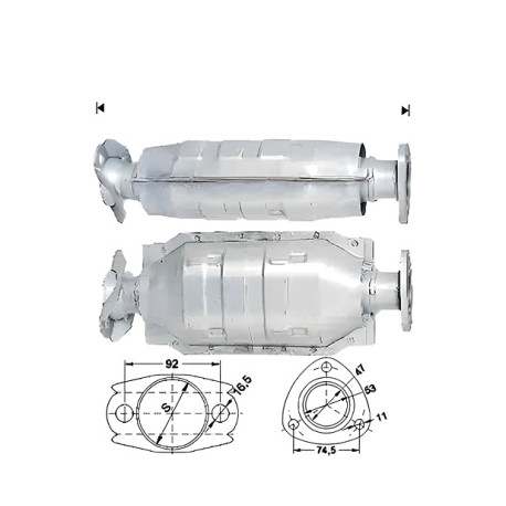 DPF i katalizatori Magnaflow za odredjen model Magnaflow Katalizator za HONDA | race-shop.hr