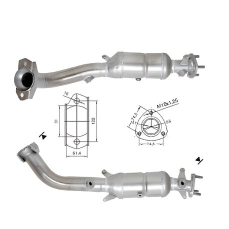 DPF i katalizatori Magnaflow za odredjen model Magnaflow Katalizator za HONDA | race-shop.hr