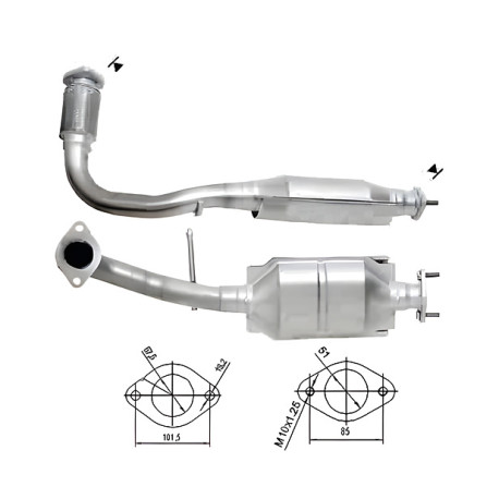 DPF i katalizatori Magnaflow za odredjen model Magnaflow Katalizator za HYUNDAI | race-shop.hr