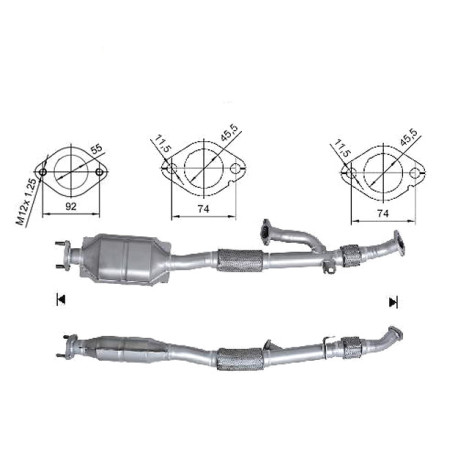 DPF i katalizatori Magnaflow za odredjen model Magnaflow Katalizator za HYUNDAI | race-shop.hr