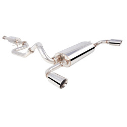 XFORCE 76 mm cat-back ispušni sustav za MAZDA 3 2008-2013 MPS (BL) MAZDASPEED