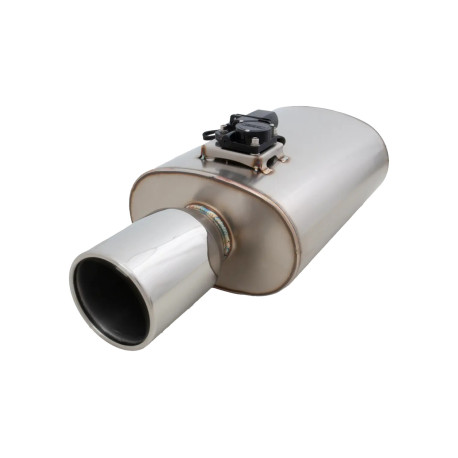 Univerzalni lonci sa klapnom Varex exhaust valve muffler 6"x10"x15" Flanged Inlet 3", Single-Wall Tip 4" | race-shop.hr