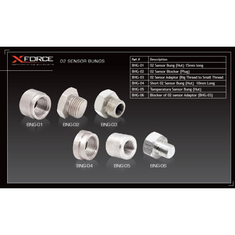Adapteri i lambda sonde XFORCE čep za lambda sondu | race-shop.hr