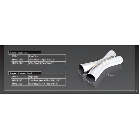 X spojnice XFORCE spojnica ispuha X od nehrđajućeg čelika 63 mm | race-shop.hr