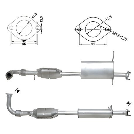 DPF i katalizatori Magnaflow za odredjen model Magnaflow Katalizator za HYUNDAI | race-shop.hr