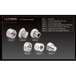 O2 Sensor Bung (Nut) 15mm Long