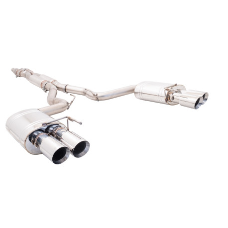 Ispušni sistemi XFORCE XForce 3" Cat-Back System + Oval Mufflers for FORD MUSTANG 2018- GT FASTBACK 5.0L | GT COUPE | race-shop.hr