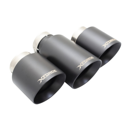 Ispušni sistemi XFORCE 4" Black Tips (for Xforce system only, will NOT fit OEM) for HONDA CIVIC 2017- TYPE R FK8 | race-shop.hr