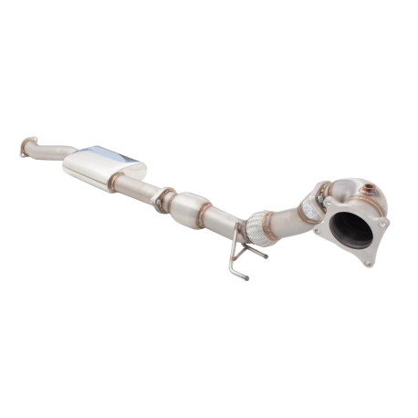 Down pipe, dump pipe Downpipe + High-Flow Catalytic Converter for Xforce Cat-Back (track only) for VOLKSWAGEN GOLF 2010-2012 R MK 6 | race-shop.hr