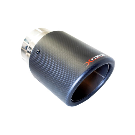 Ispušni sistemi XFORCE 4" Carbon Fiber Tips - Pair (for Xforce system only, will NOT fit OEM) for VOLKSWAGEN GOLF 2010-2013 GTI MK 6 | race-shop.hr