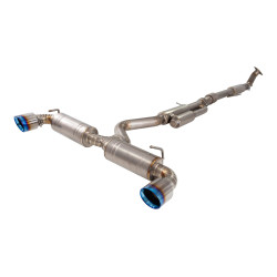 3" Cat-Back System, Titanium with Burnt Blue Tips TOYOTA YARIS 2021- GR
