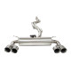 Ispušni sistemi XFORCE Dual 2.5"-3" Cat-Back System Varex Muffler for BMW M2 2015-2021 F87 | race-shop.hr