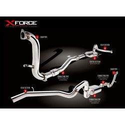XForce 3" Turbo-Back System (track only) for NISSAN PATROL 2000-2016 GU Y61 WAGON ZD30DDTi 3.0L TURBO DIESEL