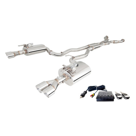 Ispušni sistemi XFORCE XForce 2.5" Twin Cat-Back System + Varex Mufflers | race-shop.hr