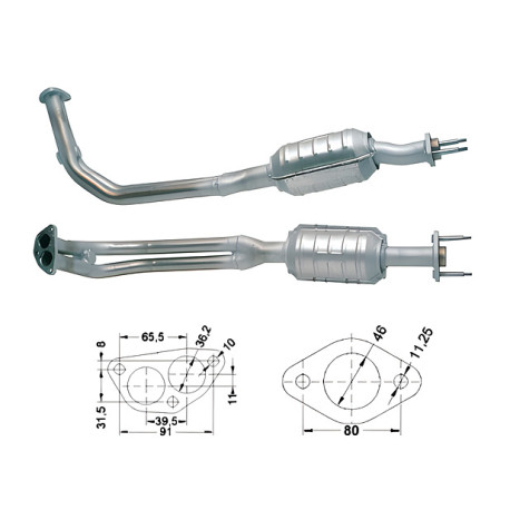 DPF i katalizatori Magnaflow za odredjen model Magnaflow Katalizator za LANCIA | race-shop.hr