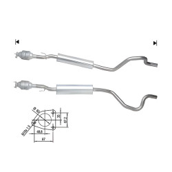 Magnaflow Katalizator za LAND ROVER
