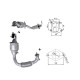 DPF i katalizatori Magnaflow za odredjen model Magnaflow Katalizator za MAZDA | race-shop.hr