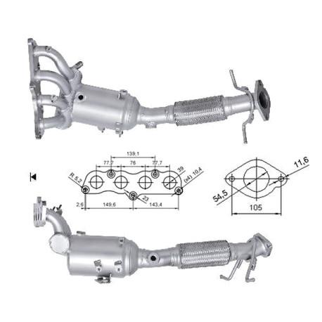 DPF i katalizatori Magnaflow za odredjen model Magnaflow Katalizator za MAZDA | race-shop.hr