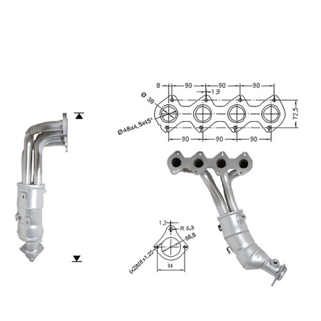 DPF i katalizatori Magnaflow za odredjen model Magnaflow Katalizator za MERCEDES | race-shop.hr