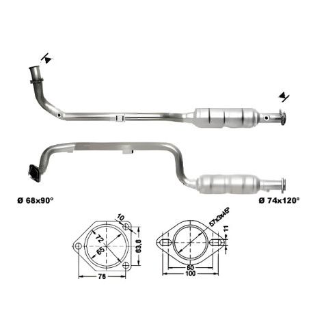 DPF i katalizatori Magnaflow za odredjen model Magnaflow Katalizator za MERCEDES | race-shop.hr