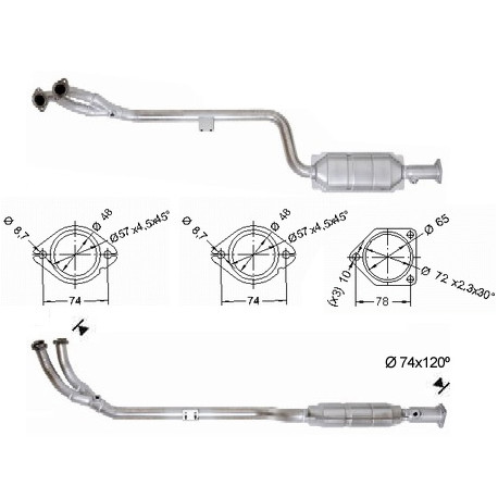 DPF i katalizatori Magnaflow za odredjen model Magnaflow Katalizator za MERCEDES | race-shop.hr