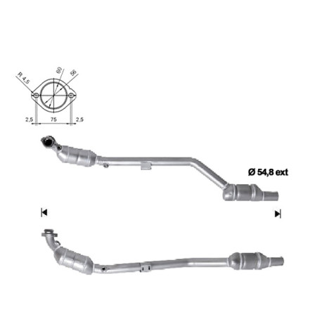 DPF i katalizatori Magnaflow za odredjen model Magnaflow Katalizator za MERCEDES | race-shop.hr