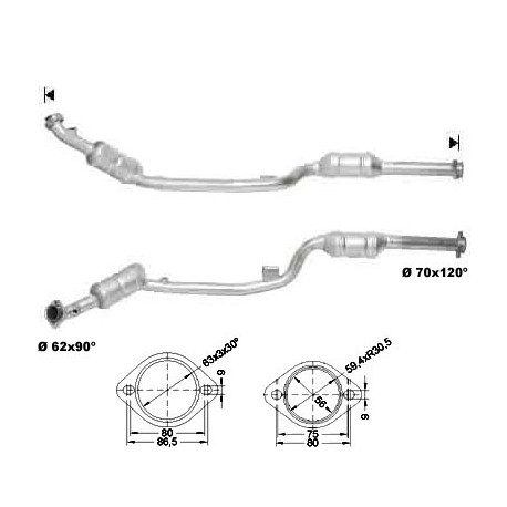DPF i katalizatori Magnaflow za odredjen model Magnaflow Katalizator za MERCEDES | race-shop.hr