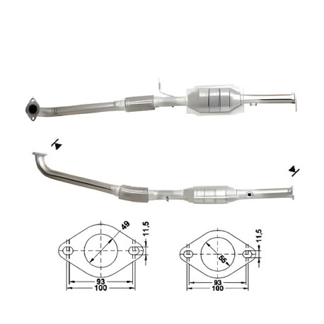 DPF i katalizatori Magnaflow za odredjen model Magnaflow Katalizator za MG ROVER | race-shop.hr