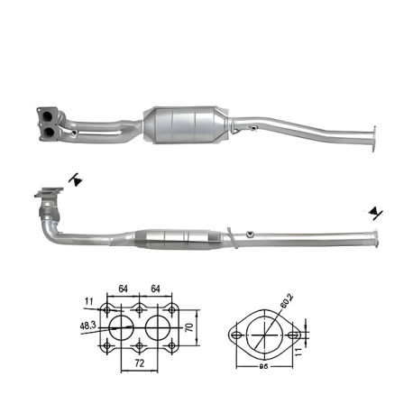 DPF i katalizatori Magnaflow za odredjen model Magnaflow Katalizator za MG ROVER | race-shop.hr