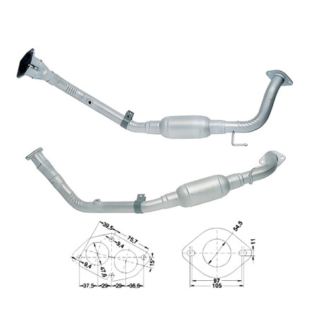 DPF i katalizatori Magnaflow za odredjen model Magnaflow Katalizator za OPEL | race-shop.hr