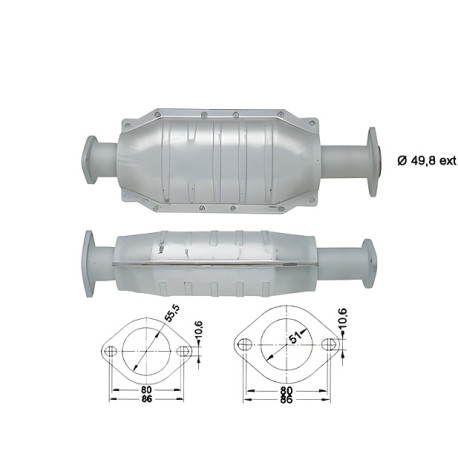 DPF i katalizatori Magnaflow za odredjen model Magnaflow Katalizator za RENAULT | race-shop.hr