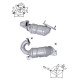 DPF i katalizatori Magnaflow za odredjen model Magnaflow Katalizator za RENAULT | race-shop.hr