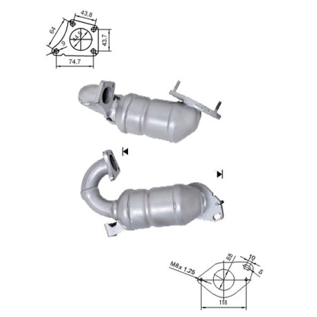 DPF i katalizatori Magnaflow za odredjen model Magnaflow Katalizator za RENAULT | race-shop.hr