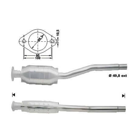 DPF i katalizatori Magnaflow za odredjen model Magnaflow Katalizator za RENAULT | race-shop.hr