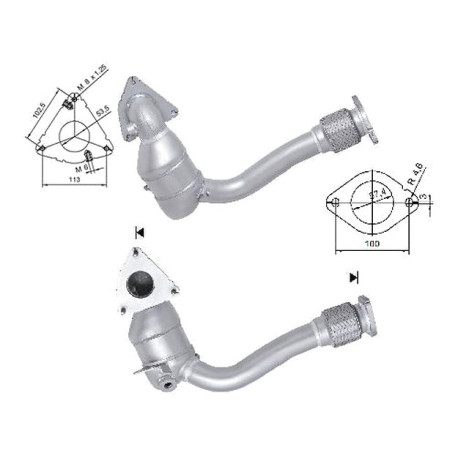 DPF i katalizatori Magnaflow za odredjen model Magnaflow Katalizator za RENAULT | race-shop.hr