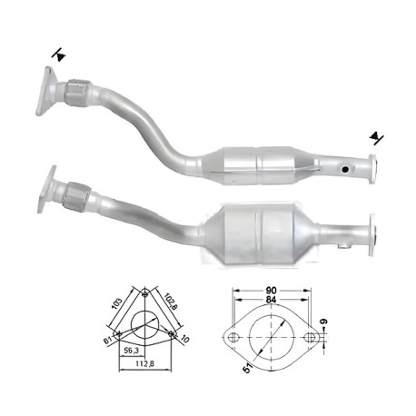 DPF i katalizatori Magnaflow za odredjen model Magnaflow Katalizator za RENAULT | race-shop.hr