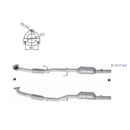 DPF i katalizatori Magnaflow za odredjen model Magnaflow Katalizator za SEAT SKODA VOLKSWAGEN | race-shop.hr