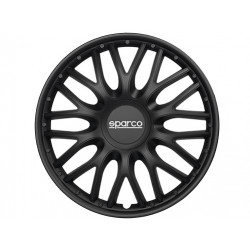 SPARCO poklopci za kotače ROMA - 14" (crno) OŠTEĆENO