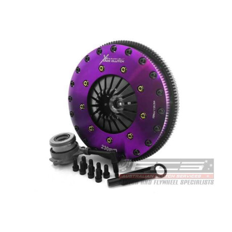 Spojke i zamašnjaci Xtreme KVW23698-2G Xtreme Performance 230mm Organic Twin Plate Komplet kvačila Uklj. zamašnjak & CSC 1200Nm (8 vijaka) | race-shop.hr