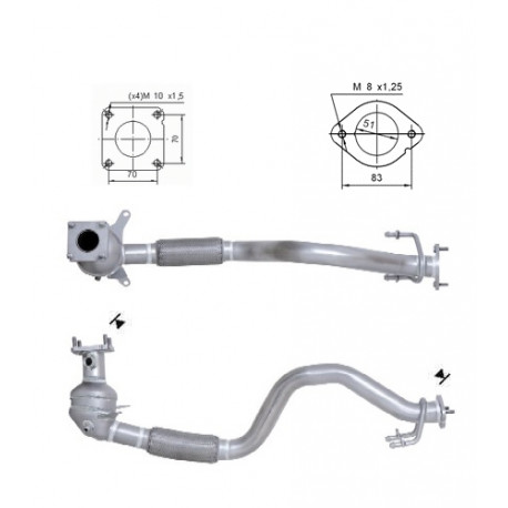 DPF i katalizatori Magnaflow za odredjen model Magnaflow Katalizator za VOLKSWAGEN | race-shop.hr