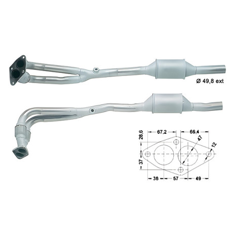 DPF i katalizatori Magnaflow za odredjen model Magnaflow Katalizator za VOLKSWAGEN | race-shop.hr