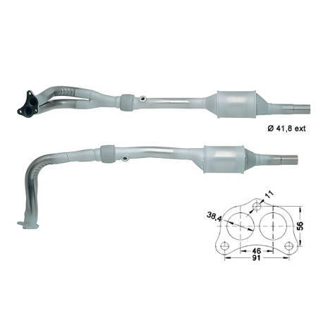 DPF i katalizatori Magnaflow za odredjen model Magnaflow Katalizator za VOLKSWAGEN | race-shop.hr