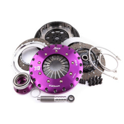 KSU23623-2A Xtreme Performance 230mm Sprung hub Organic Twin Plate Komplet kvačila Uklj. zamašnjak & CSC 1000Nm