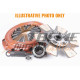Spojke i zamašnjaci Xtreme KNI28001-1BX Clutch Kit Xtreme Outback Extra Heavy Duty Sprung Ceramic | race-shop.hr