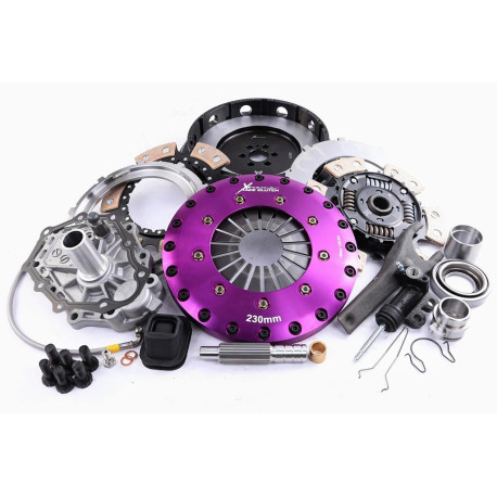 Spojke i zamašnjaci Xtreme KNI23582-2B Xtreme Performance 230mm Sprung Ceramic Twin Plate Clutch Kit Incl Flywheel 1000Nm | race-shop.hr