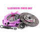 Spojke i zamašnjaci Xtreme KNI20009-1AX Clutch Kit Xtreme Performance Extra Heavy Duty Organic | race-shop.hr