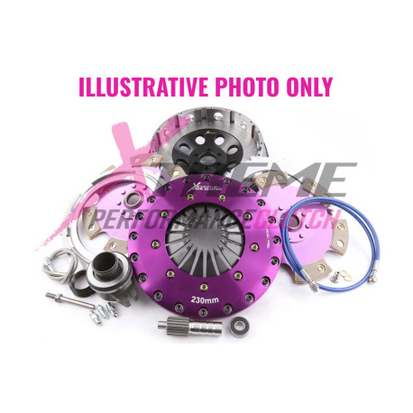 Spojke i zamašnjaci Xtreme KFD23661-2E Xtreme Performance 230mm Rigid Ceramic Twin Plate Clutch Kit Incl Flywheel & CSC 1800Nm | race-shop.hr