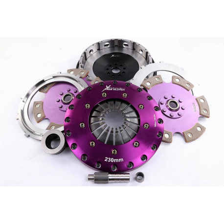 Spojke i zamašnjaci Xtreme KFD23533-2E Xtreme Performance 230mm Rigid Ceramic Twin Plate Clutch Kit Incl Flywheel 1800Nm | race-shop.hr