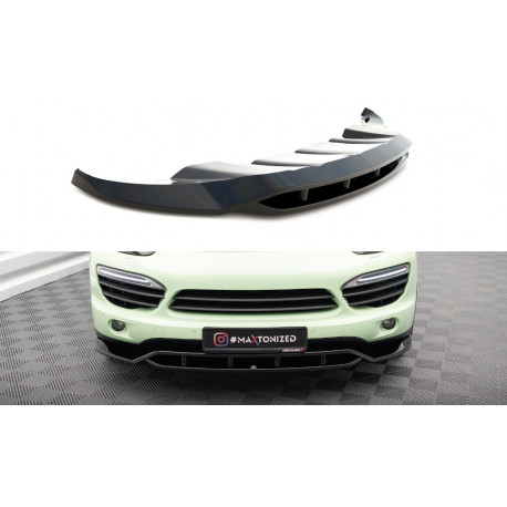 Bazar MAXTON DESIGN prednji lip za Porsche Cayenne Mk2, sjajna crna OŠTEĆENO | race-shop.hr