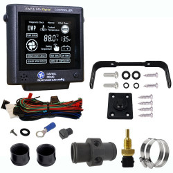 Davies Craig LCD električna vodena pumpa digitalni regulator ventilatora 12/24 Volt